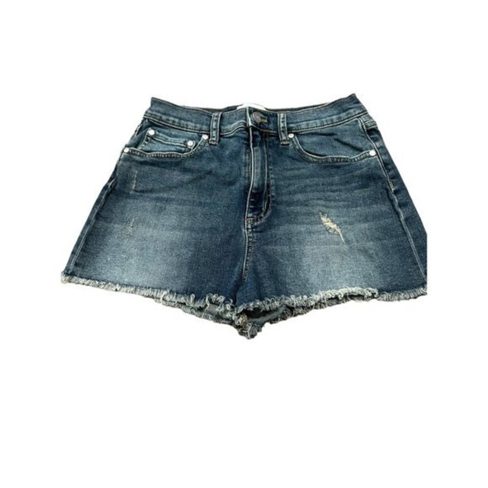 Pink Hi Waisted Blue Jean Shorts Size 8